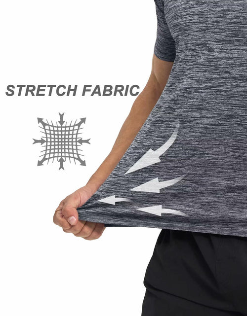Load image into Gallery viewer, Men's Hiking Performance Fitness Workout Shirt Dark Grey Size L
