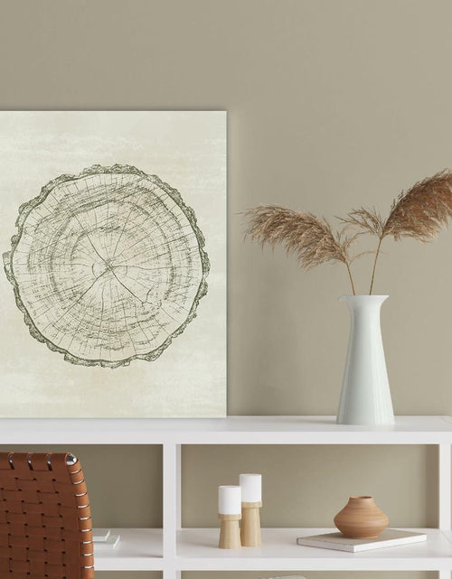Load image into Gallery viewer, Anyzal Tree Ring Canvas Wall Art 6 Panels Gray 8x10 inches
