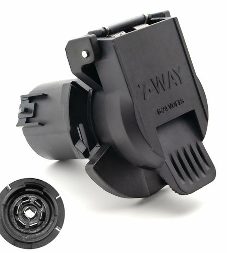 UNORME OEM Style Replacement 7-Way RV Blade Socket 7-Way Connector