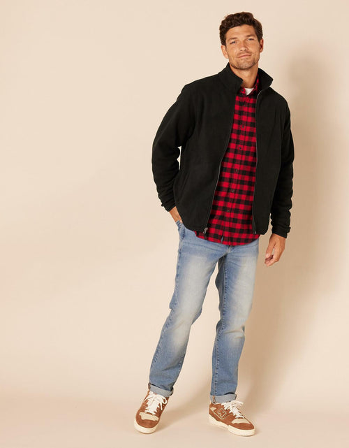Load image into Gallery viewer, Amazon Essentials Men's Full-Zip Fleece Jacket Black Size X-Small
