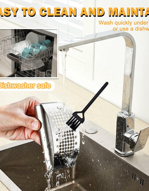 Load image into Gallery viewer, FATUXZ 3-Piece Stainless Steel Garlic Press Set with Silicone Peeler
