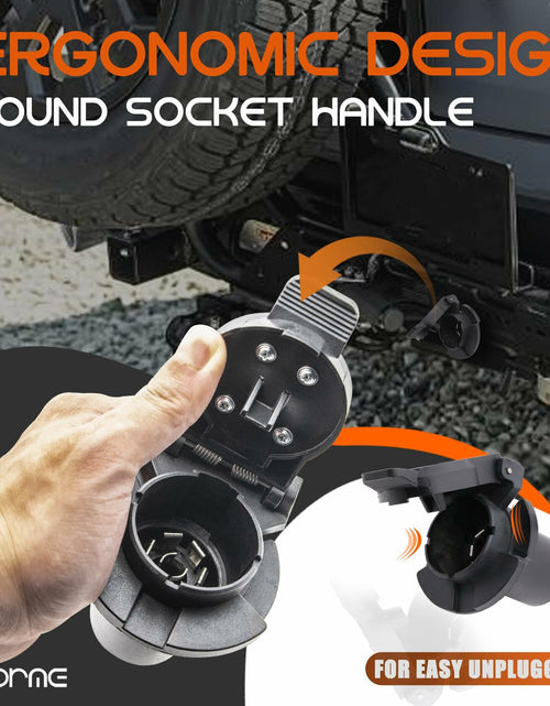 Load image into Gallery viewer, UNORME OEM Style Replacement 7-Way RV Blade Socket 7-Way Connector

