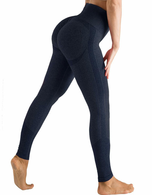 Load image into Gallery viewer, OUDOTA Workout Leggings Women High Waist Tummy Control Green Size M
