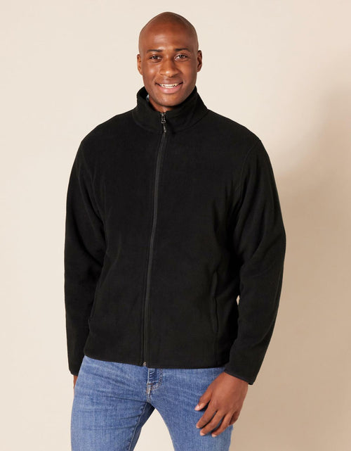 Load image into Gallery viewer, Amazon Essentials Men's Full-Zip Fleece Jacket Black Size X-Small
