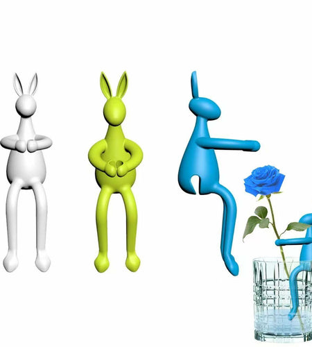 Naiqi Rabbit-Shaped Plant Supports 3 pcs Indoor Garden Propagation