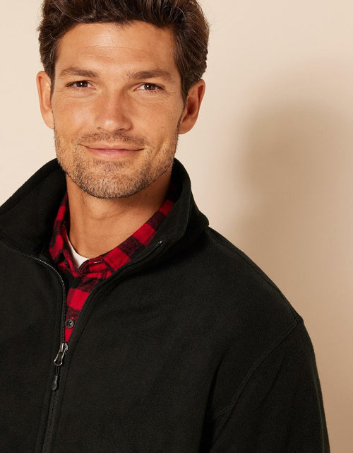 Load image into Gallery viewer, Amazon Essentials Men's Full-Zip Fleece Jacket Black Size X-Small
