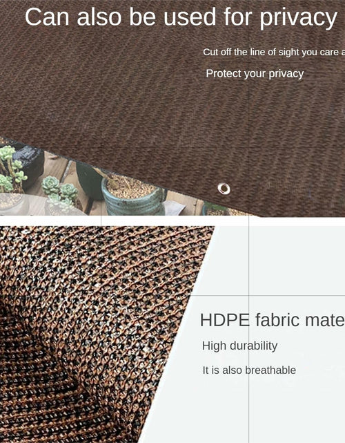 Load image into Gallery viewer, Demoul Shade Sail Rectangle Canopy 185GSM UV Block Wheat 9.84'x9.84'
