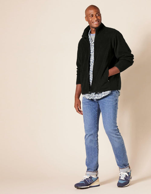 Load image into Gallery viewer, Amazon Essentials Men's Full-Zip Fleece Jacket Black Size X-Small
