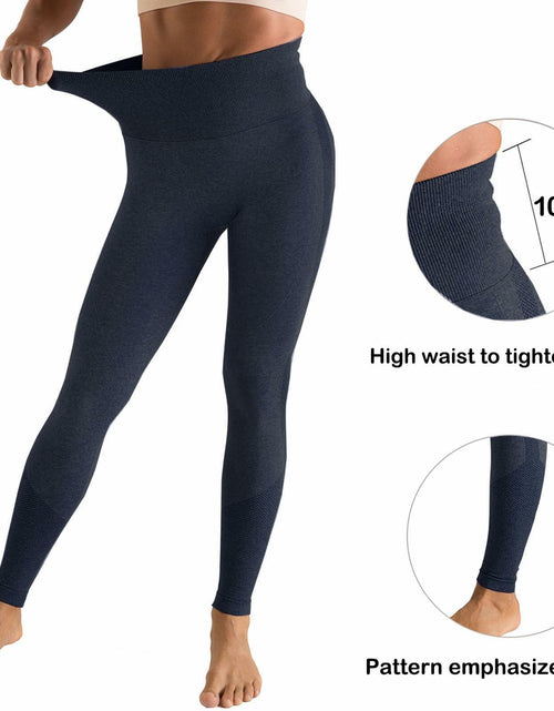 Load image into Gallery viewer, OUDOTA Workout Leggings Women High Waist Tummy Control Green Size M
