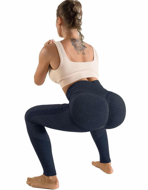 Load image into Gallery viewer, OUDOTA Workout Leggings Women High Waist Tummy Control Green Size M
