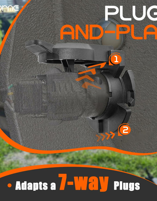 Load image into Gallery viewer, UNORME OEM Style Replacement 7-Way RV Blade Socket 7-Way Connector
