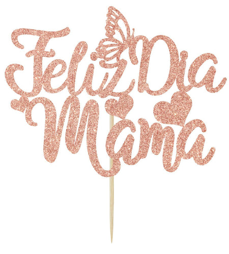 Feliz Dia Mama Cake Topper First Holy Communion Mothers Day Decor