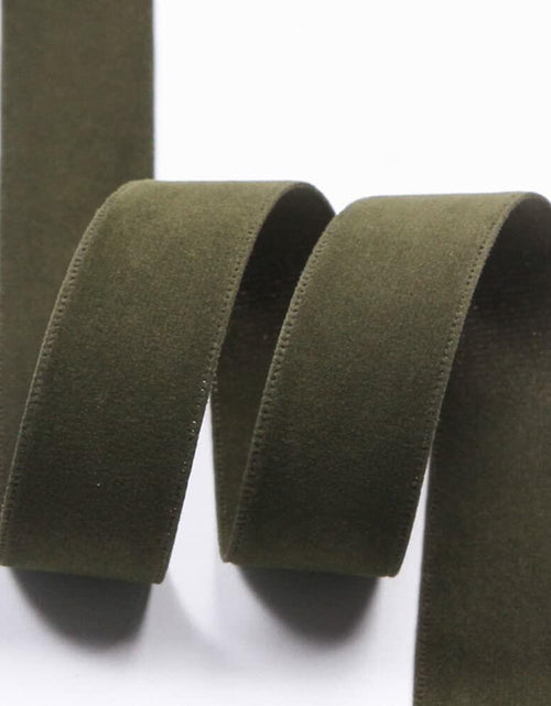Load image into Gallery viewer, LATUROP 1in Wine Double Face Velvet Ribbon 10 Yards Roll for Crafts
