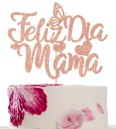 Feliz Dia Mama Cake Topper First Holy Communion Mothers Day Decor