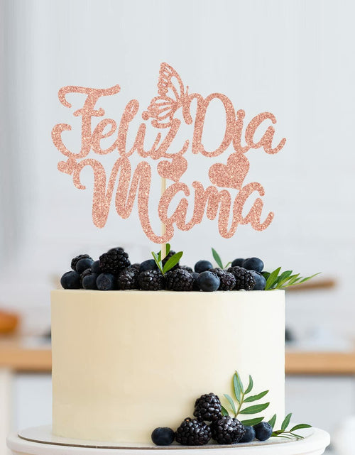 Load image into Gallery viewer, Feliz Dia Mama Cake Topper First Holy Communion Mothers Day Decor
