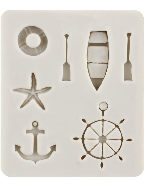 Load image into Gallery viewer, YANQINMS Silicone Rudder Anchor Sea Oar Fondant Mold for Cake Decorating

