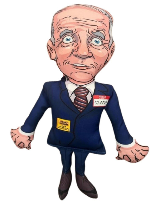 Load image into Gallery viewer, Pesky Patriot Sleepy Joe Biden Dog Toy Let’s Go Brandon 12" Durable Polyester
