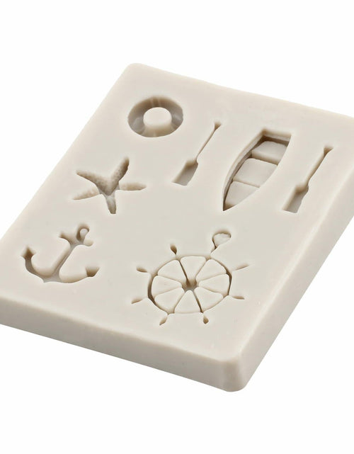Load image into Gallery viewer, YANQINMS Silicone Rudder Anchor Sea Oar Fondant Mold for Cake Decorating
