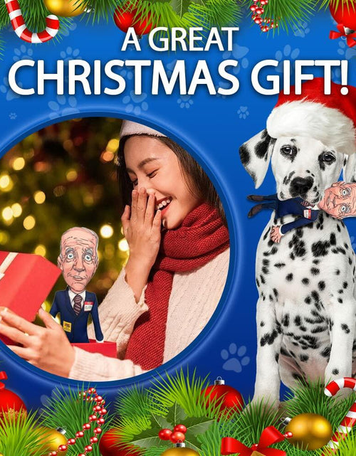 Load image into Gallery viewer, Pesky Patriot Sleepy Joe Biden Dog Toy Let’s Go Brandon 12" Durable Polyester
