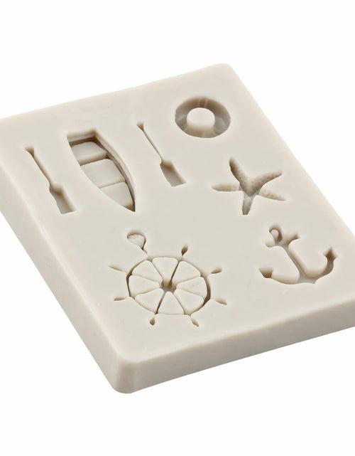 Load image into Gallery viewer, YANQINMS Silicone Rudder Anchor Sea Oar Fondant Mold for Cake Decorating
