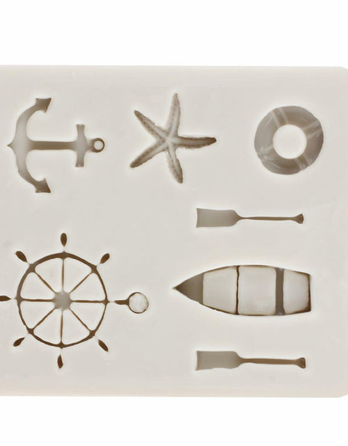 Load image into Gallery viewer, YANQINMS Silicone Rudder Anchor Sea Oar Fondant Mold for Cake Decorating

