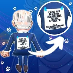 Load image into Gallery viewer, Pesky Patriot Sleepy Joe Biden Dog Toy Let’s Go Brandon 12" Durable Polyester
