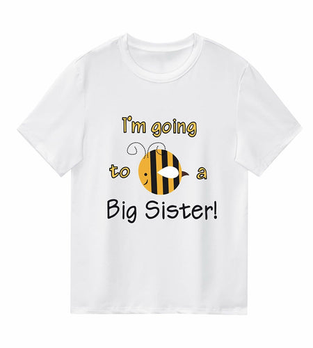 Promoted to Big Sister Baby Girl Tee Colorful Letters Pink Size 3-4 Years