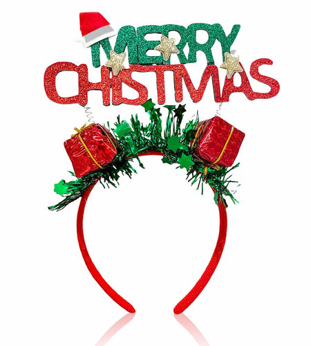 Pvoiue Christmas Headband Women Girls Holiday Hair Decoration Xmas Party