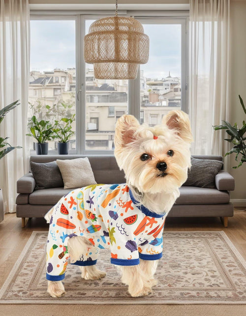 Load image into Gallery viewer, Dog Pajamas Small Chihuahua Yorkie Teacup Puppy Pjs Soft Pet Clothes Size 2XL
