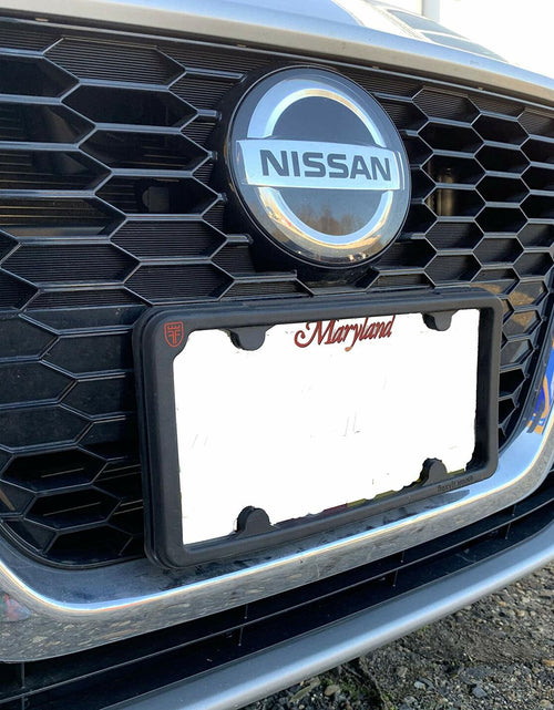 Load image into Gallery viewer, TN TrunkNets Inc NASA-Like Rubber Front License Plate Frame for Nissan
