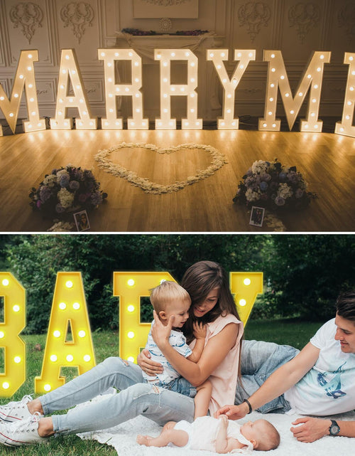 Load image into Gallery viewer, Foaky 3FT Marquee Light Up Letter R Party Decor Foam Board Kit
