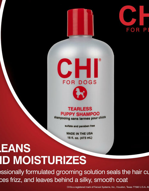 Load image into Gallery viewer, CHI for Dogs Tearless Puppy Shampoo Sulfate Paraben Free 16oz Gentle Wash
