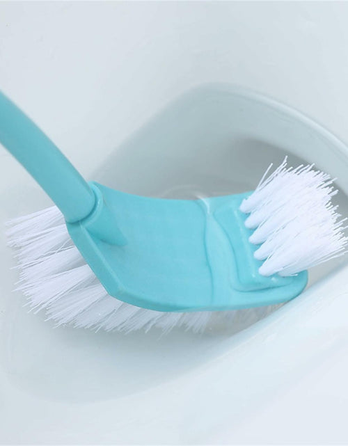 Load image into Gallery viewer, [Like New] Simple Toilet Brush Double Sided Clean Brush with Long Holder Green 1pc
