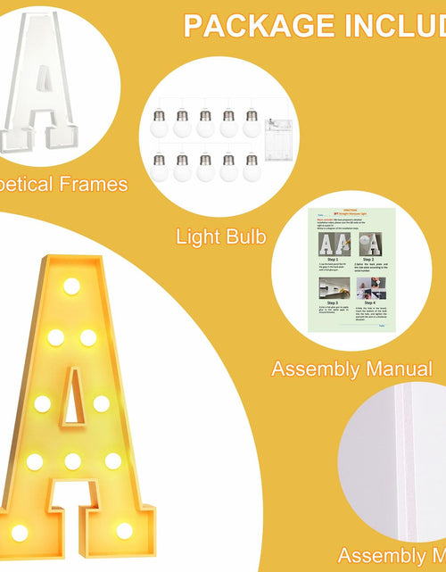 Load image into Gallery viewer, Foaky 3FT Marquee Light Up Letter R Party Decor Foam Board Kit
