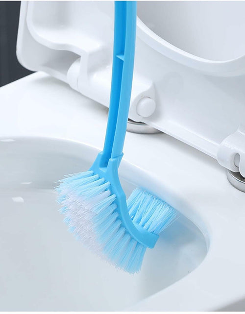 Load image into Gallery viewer, [Like New] Simple Toilet Brush Double Sided Clean Brush with Long Holder Green 1pc
