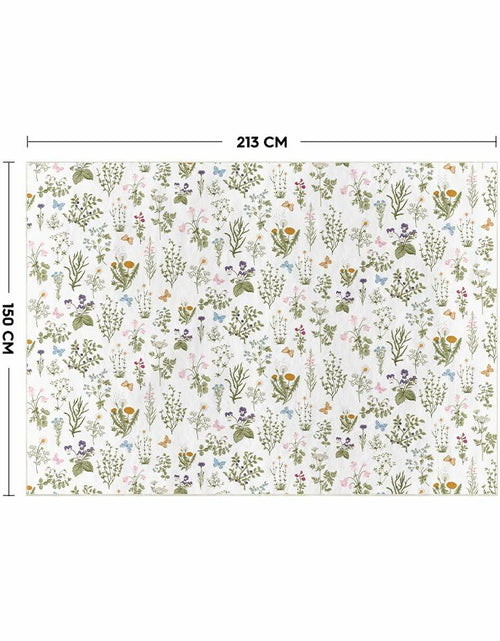 Load image into Gallery viewer, Artoid Mode Wild Floral Antique Herbs Area Rug Home Decor 5x7 Feet
