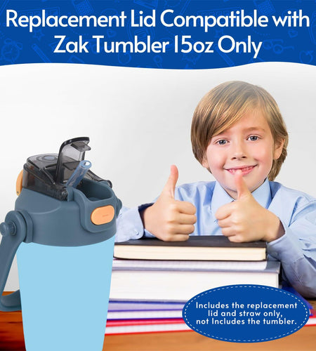 [Like New] TEITEAI Replacement Lid for 15oz Zak Tumbler Navy Blue BPA-Free Leak-Proof