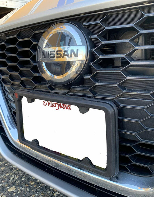 Load image into Gallery viewer, TN TrunkNets Inc NASA-Like Rubber Front License Plate Frame for Nissan
