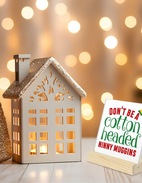 Load image into Gallery viewer, Christmas Vacation Acrylic Desk Decor Sign Clear 4x4 Inch Holiday Xmas
