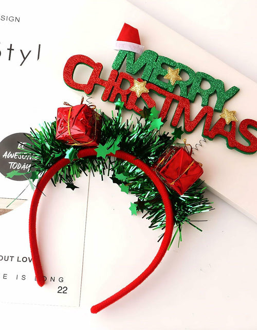 Load image into Gallery viewer, Pvoiue Christmas Headband Women Girls Holiday Hair Decoration Xmas Party

