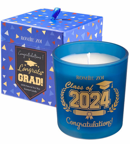 ROMIIE ZOI Graduation Celebration Sandalwood Soy Wax Candle 6oz