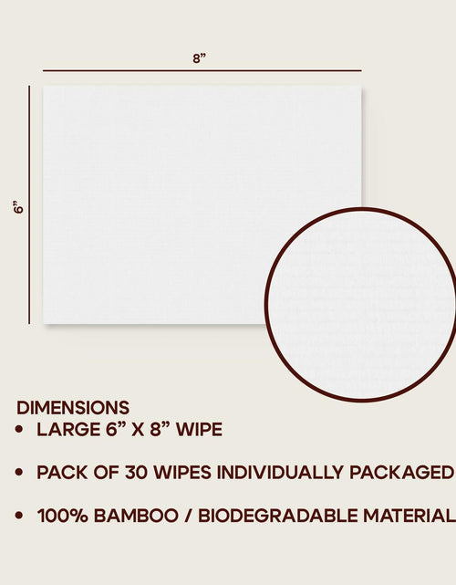 Load image into Gallery viewer, Liv Linen Bamboo Deodorant Wipes Lemon Scent 30 Count
