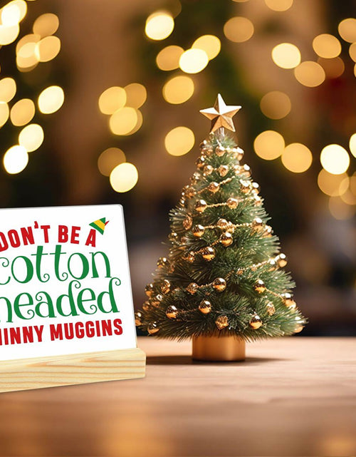 Load image into Gallery viewer, Christmas Vacation Acrylic Desk Decor Sign Clear 4x4 Inch Holiday Xmas

