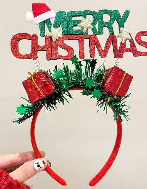 Load image into Gallery viewer, Pvoiue Christmas Headband Women Girls Holiday Hair Decoration Xmas Party
