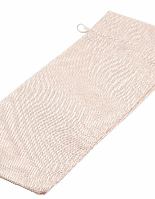 Load image into Gallery viewer, Viamto Burlap Wine Bags Drawstring Lining Beige 15x35cm 10pcs
