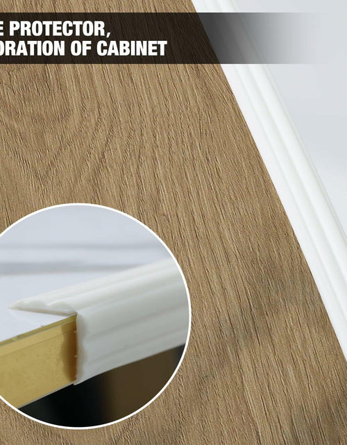 Load image into Gallery viewer, JSIWOTH 10 Ft Multifunctional Peel &amp; Stick Molding Trim Black Waterproof
