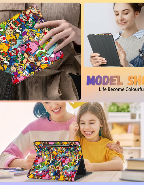 Load image into Gallery viewer, Petonist Galaxy Tab S6 Case 10.5" Cartoon Princess Design for SM-T860/T865
