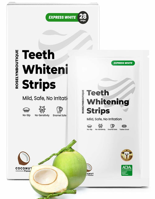 Load image into Gallery viewer, Care Enamel Whitening Strips Teeth Whitener Kit Mint 28 Strips
