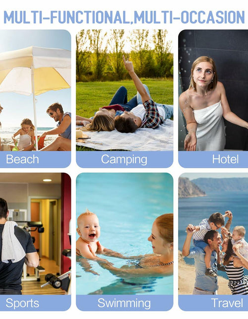 Load image into Gallery viewer, vuacepe Disposable Compressed Bath Towels Cotton Soft 27.5x55.1in 5 Pack
