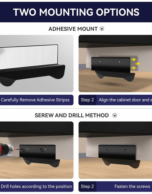 Load image into Gallery viewer, GAODEXIN 3-in-1 Cabinet Foot Pulls 2-Pack Trash Drawer Handle White
